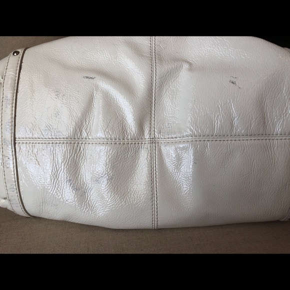 Coach White Patent Leather Bag - Picture 8 of 8